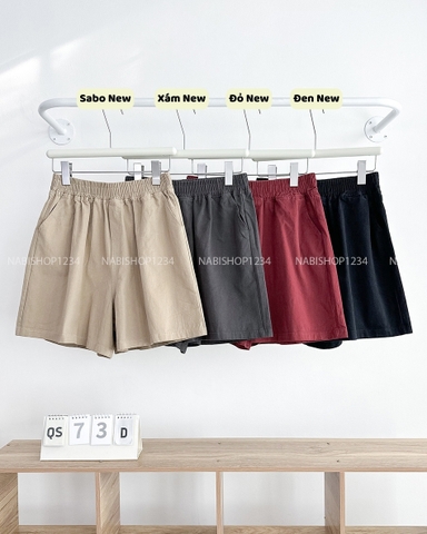 Quần Short Số 73-D 387 Lưng Thun Trơn