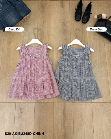 S20 Áo Kiểu Số 248-D 8011 Sát Nách Bèo Ly