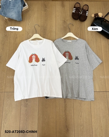 S20 Áo Thun Số 208-D 8051 Oversize Toto