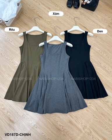 Váy Số 187-D 8683 Ngắn Xoè 3 Lỗ