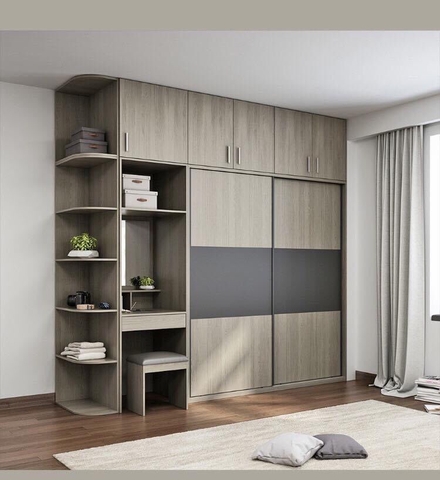 Tủ quần áo gỗ Công nghiệp