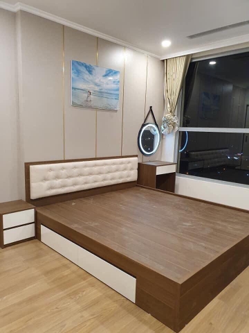 GIƯỜNG CÔNG NGHIỆP 1M6X2M ĐỆM ĐẦU GIƯỜNG