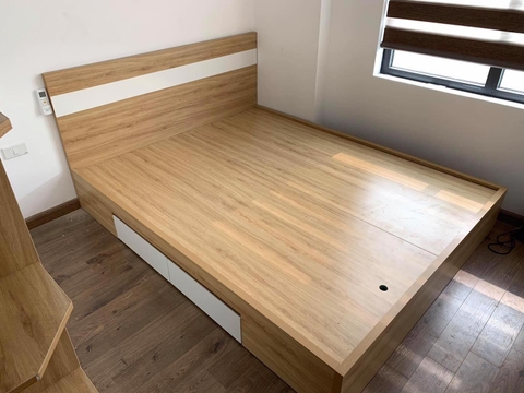 GIƯỜNG GỖ CÔNG NGHIỆP 1M8X2M