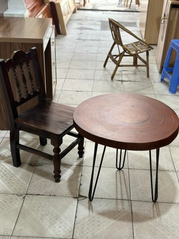 Bàn cafe mẫu tròn đường kính 50cm, cao 50cm