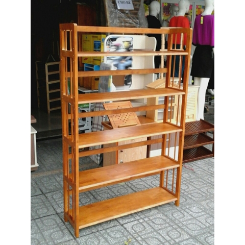 KỆ SÁCH, KỆ ĐA NĂNG 5 TẦNG MÀU NÂU