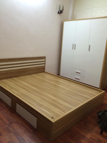 GIƯỜNG GỖ CÔNG NGHIỆP 1M8X2M