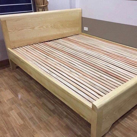 Giường ngủ gỗ sồi 1m6x2m