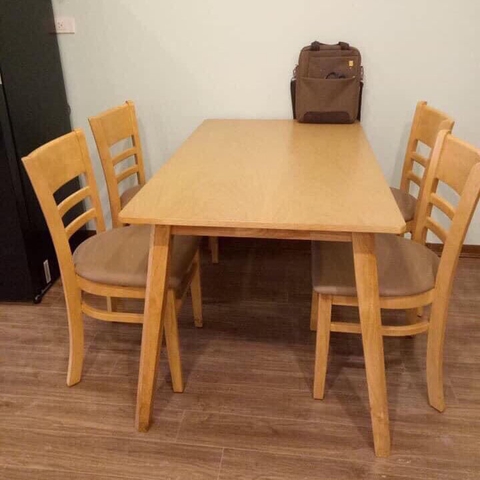 Bàn ghế ăn CABIN 4 ghế