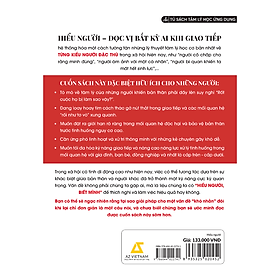 Hiểu Người (Đọc Vị Bất Kỳ Ai Khi Giao Tiếp) - 133k AZ