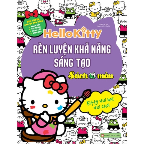 30_Hello Kitty - RLKN sáng tạo (tô màu) Kitty vui học vui chơi