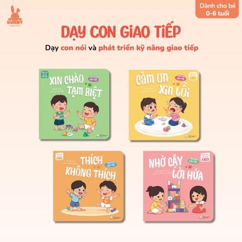 Dạy con giao tiếp 0-6 tuổi - Bộ sách dạy con học nói và giao tiếp, ứng xử cho bé 0-6 tuổi - TimeBooks