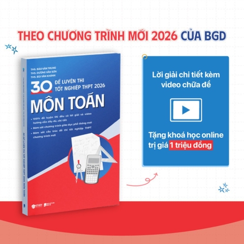 30 Đề Luyện Thi Tốt NghiệpTHPT 2026 Môn Toán 189k - AZ