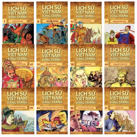 NXB Trẻ - Lịch Sử Việt Nam Bằng Tranh (Trọn Bộ 53 Tập) 1855k