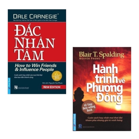 Combo 2 Cuốn: Đắc Nhân Tâm Và Hành Trình Về Phương Đông [First News] 222k