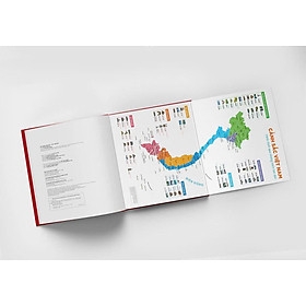 (Bìa cứng) ĐẤT NƯỚC GẤM HOA - Ấn Bản Lưu Dấu 63 Tỉnh Thành (Bản đặc biệt bìa đỏ) 350k – NXB Kim Đồng