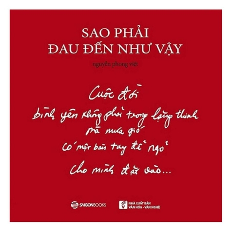 Sao phải đau đến như vậy -80000đ -Sài Gòn Books -Văn học