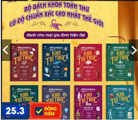 Combo 8 cuốn Britannica Thế Hệ Mới: Kho Tri Thức về Thế Giới Vận Hành + Lược Sử Loài Người - AlphaBooks 798k
