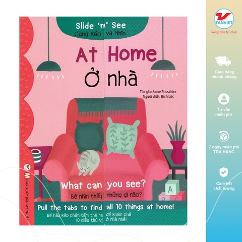 Tương tác Song Ngữ Việt Anh Slide And See At Home: Ở Nhà - Tân Việt 75k