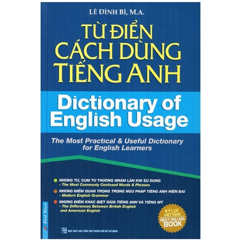 Từ Điển Cách Dùng Tiếng Anh 300K - First News