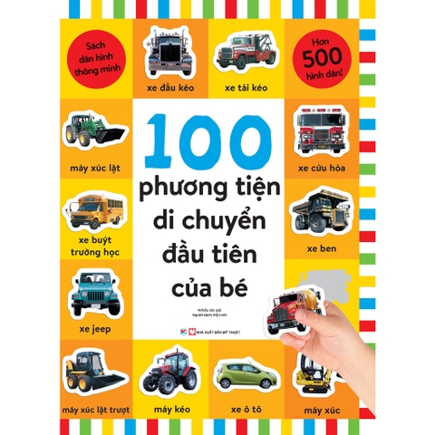 119_100 phương tiện di chuyển đầu tiên của bé - Sách dán hình thông minh