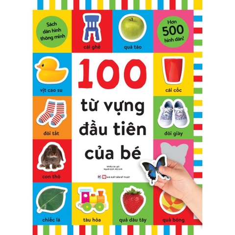 119_100 từ vựng đầu tiên của bé - Sách dán hình thông minh