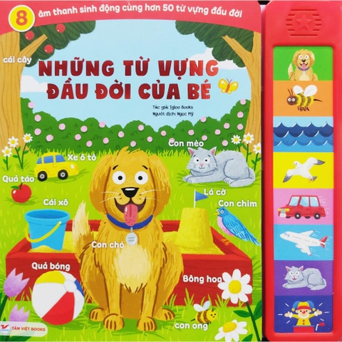 Những từ vựng đầu đời của bé - 8 âm thanh sinh động cùng hơn 50 từ vựng đầu đời - Tân Việt