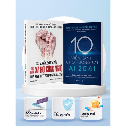 Combo 2c: Sự trỗi dậy của chủ nghĩa xã hội công nghệ + AI 2041 - 10 viễn cảnh cho tương lai (SaiGonBooks) - 513k
