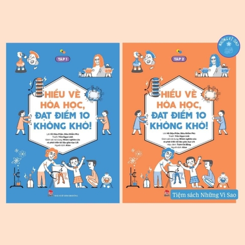 Bộ sách - Hiểu về hóa học, đạt điểm 10 không khó - Bìa mềm - NXB Kim Đồng