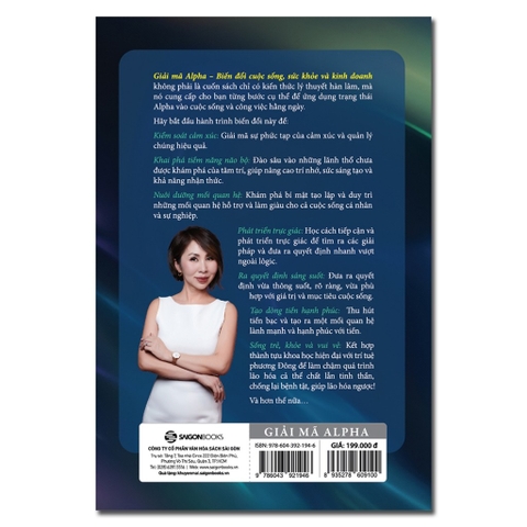 Giải Mã Alpha - Biến Đổi Cuộc Sống, Sức Khỏe và Kinh Doanh - Saigonbooks 199k