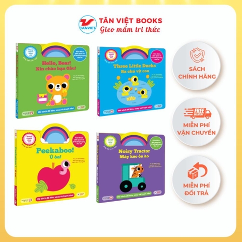 Những Chuyển Động Nhỏ Kích Thích Giác Quan Và Trí Tưởng Tượng Cho Bé - Song Ngữ Anh Việt - Tân Việt