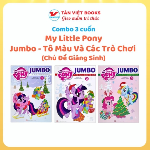 My Little Pony Jumbo - Tô Màu Và Các Trò Chơi - Chủ Đề Giáng Sinh - Tân Việt