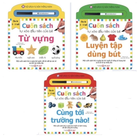 Cuốn Sách Tự Xóa Đầu Tiên Của Bé - Tân Việt