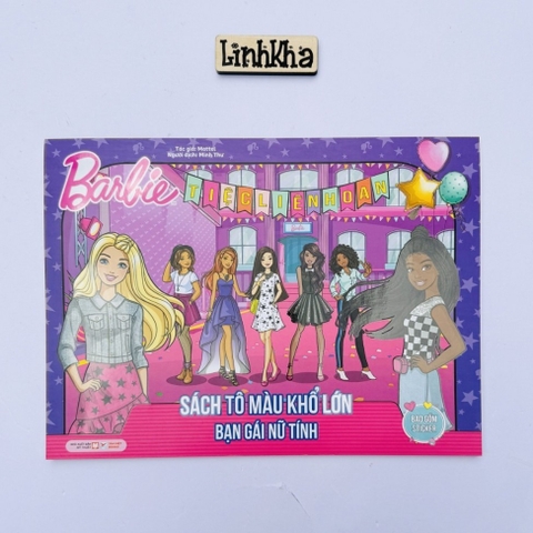 BarBie tô màu khổ lớn - Bạn Gái Nữ Tính - Tân Việt 55k