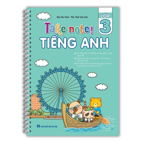 TAKE NOTE ! Tiếng anh 3 (bản lò xo) - M 59k