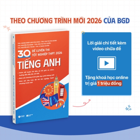 30 Đề Luyện Thi Tốt NghiệpTHPT 2026 Tiếng Anh 189k - AZ