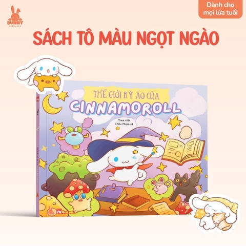 Tô màu Thế giới kỳ ảo của Cinnamoroll 68k - TimeBooks
