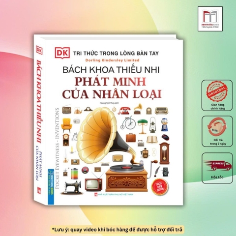 Bách khoa thiếu nhi - Phát minh của nhân loại (bìa cứng, in màu) 110k - MT