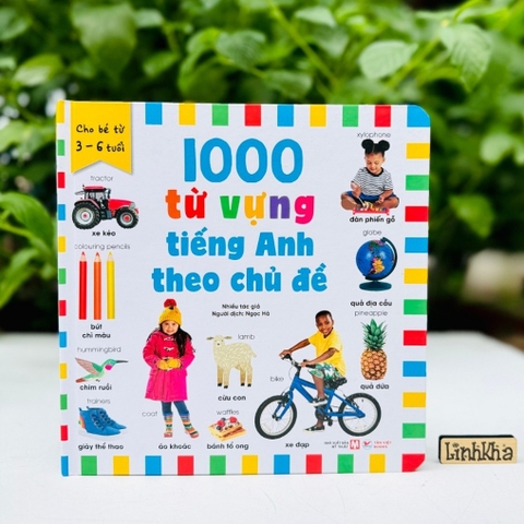 1000 từ vựng tiếng Anh theo chủ đề - cho bé 3 đến 6 tuổi học tiếng Anh dễ dàng 120k - Tân Việt
