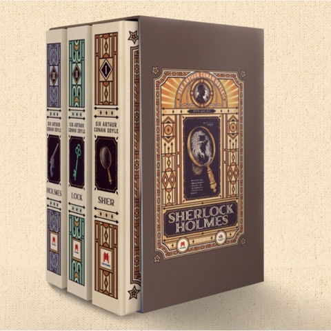Boxset Sherlock Holmes Trọn Bộ 3 Tập - Tái Bản 2023 - Huy Hoàng Book 450k