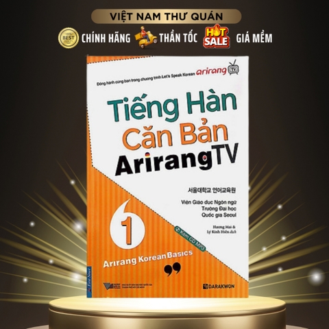 Tiếng Hàn Căn Bản Arirang TV (Tập 1) Kèm QR - First News 208k