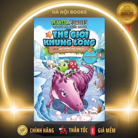 Trái Cây Đại Chiến Zombie - Thế Giới Khủng Long - Tập 12: Quả Khủng Long Thần Kỳ  - Huy Hoàng Books 89k