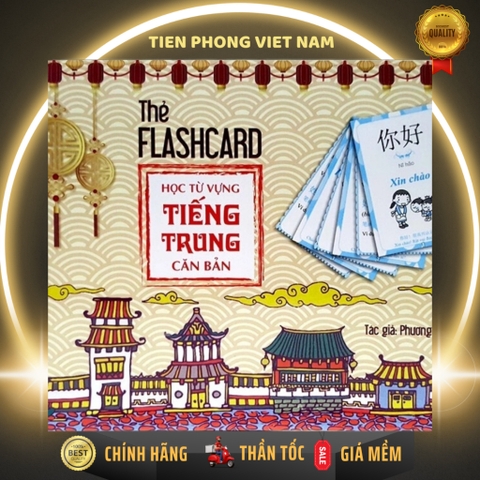 The Flashcard Học Từ Vựng Tiếng Trung Căn Bản - Tân Việt 115k