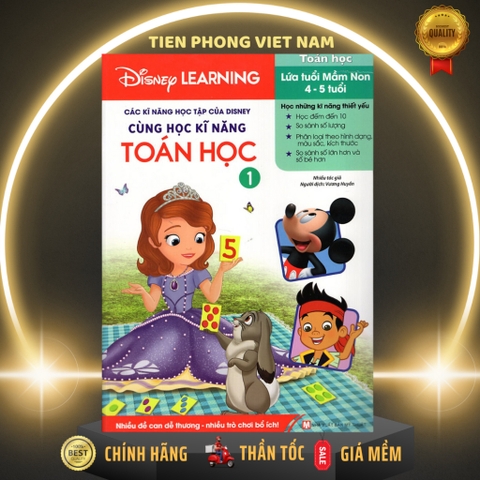 Disney Learning - Cùng Học Kĩ Năng Toán Học 1 - Tân Việt 58k