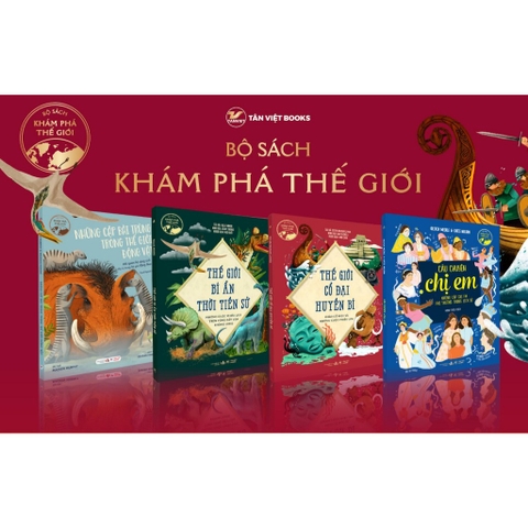 Combo 4 cuốn : Bộ Khám phá thế giới - Tân Việt