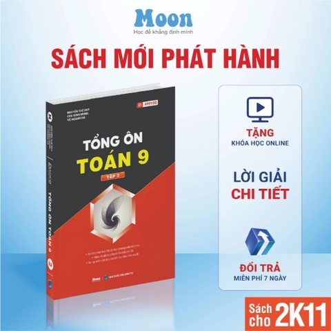 Tổng ôn Toán 9 - Tập 2 - 2025 200k Moonbook CK63