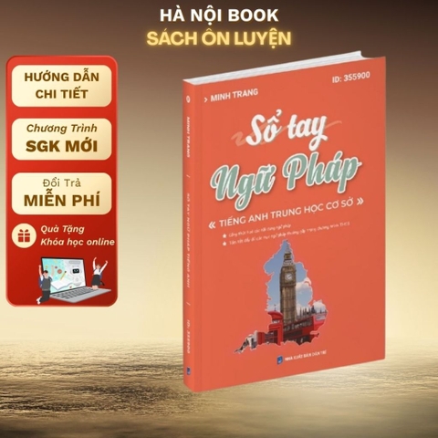 Sổ tay ngữ pháp tiếng anh dành cho THCS - moonbook - 80k