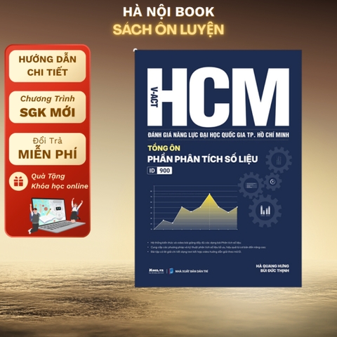 ôn thi Đánh giá năng lực Đại học Quốc gia HCM (V-ACT) - Tổng ôn phần Phân tích số liệu - MB 250k