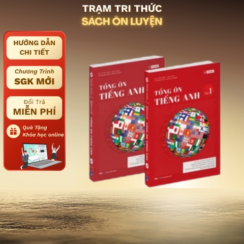 Tổng ôn Tiếng Anh 12 - Combo Tập 1+2 - [ID 496000] - monbook 400k