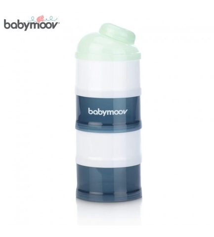 BABYMOOV hộp chia sữa 4 tầng (màu xanh)