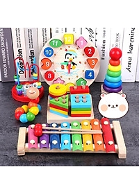 ĐỒ CHƠI 6 MÓN GỖ